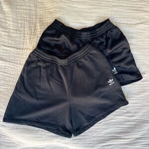 adidas Black Athletic Shorts Medium
